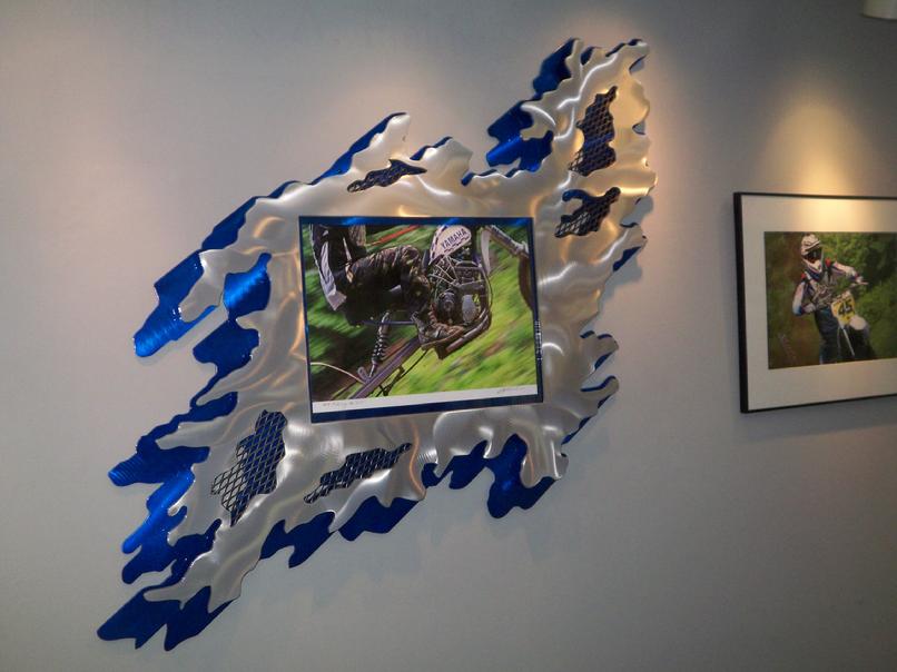 motor cross picture frame 