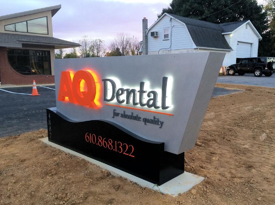 LED lettering, Channel letters Dentist office signs